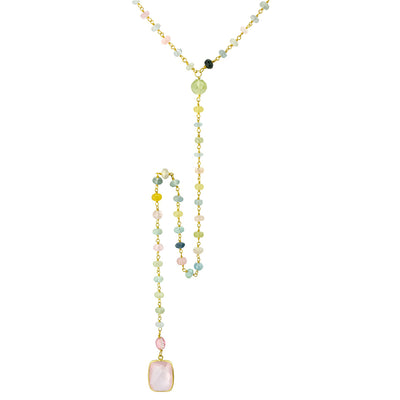 Aquamarine & Pink Opal-235-692