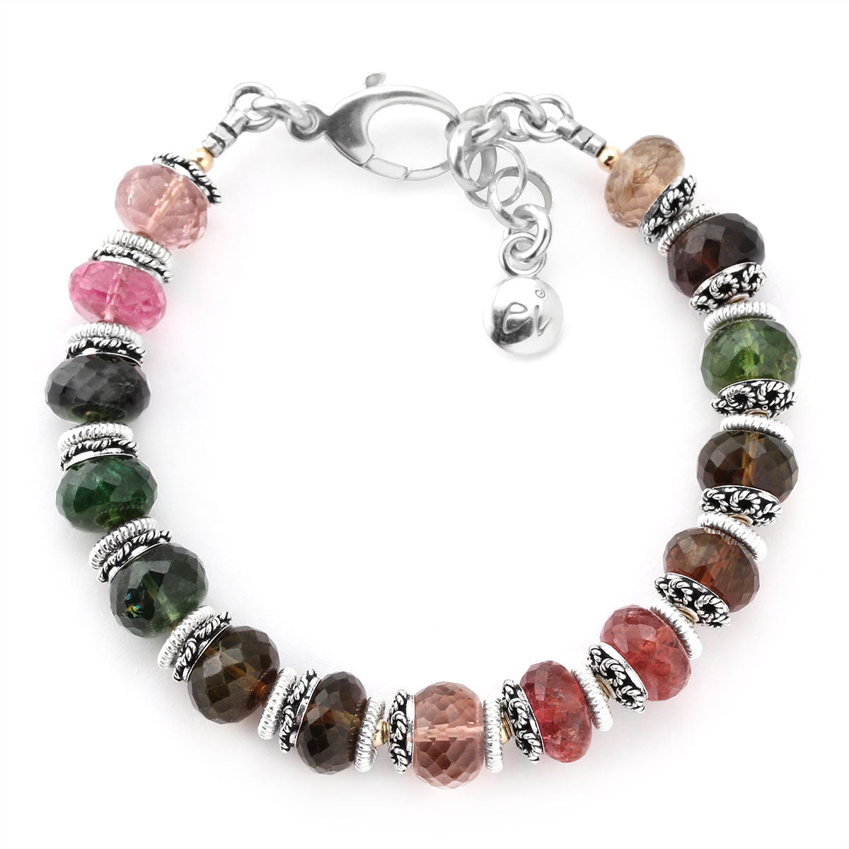 Multi Color Tourmaline Bracelet-349377