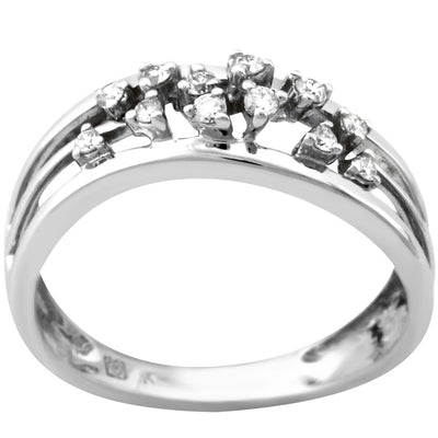Diamond & White Gold Ring-339983