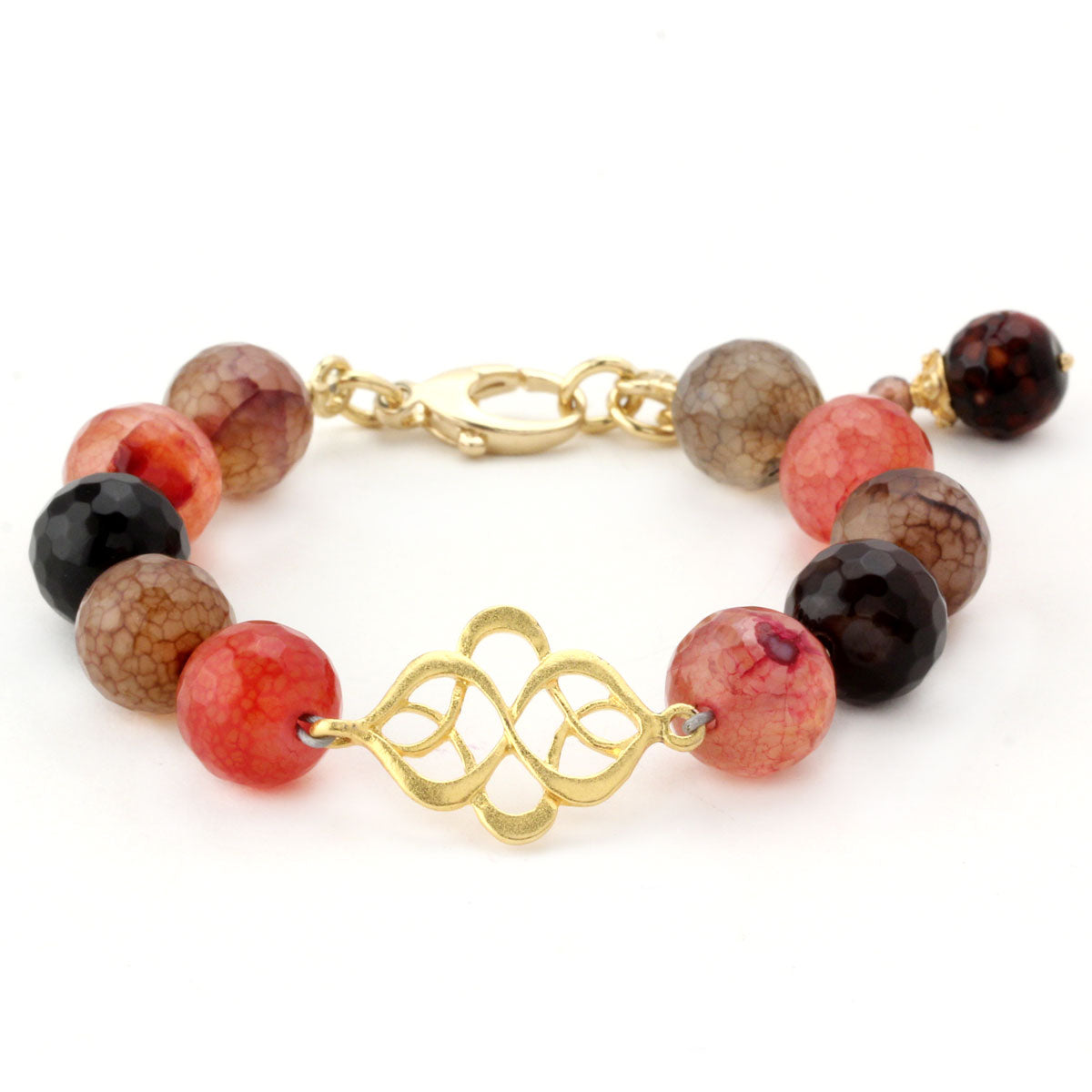 Lollies Red Agate Bracelet 344513