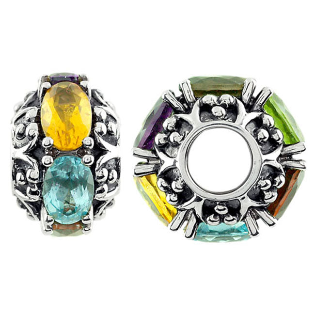 Storywheels Multi Stone Sterling Silver Wheel-332881