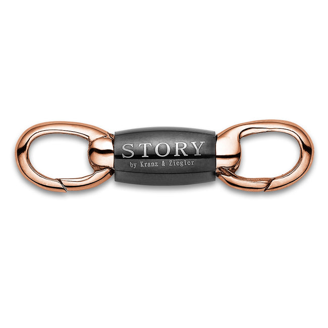 STORY by Kranz & Ziegler Rose Gold Plated Steel Link Magnetic Clasp 346874