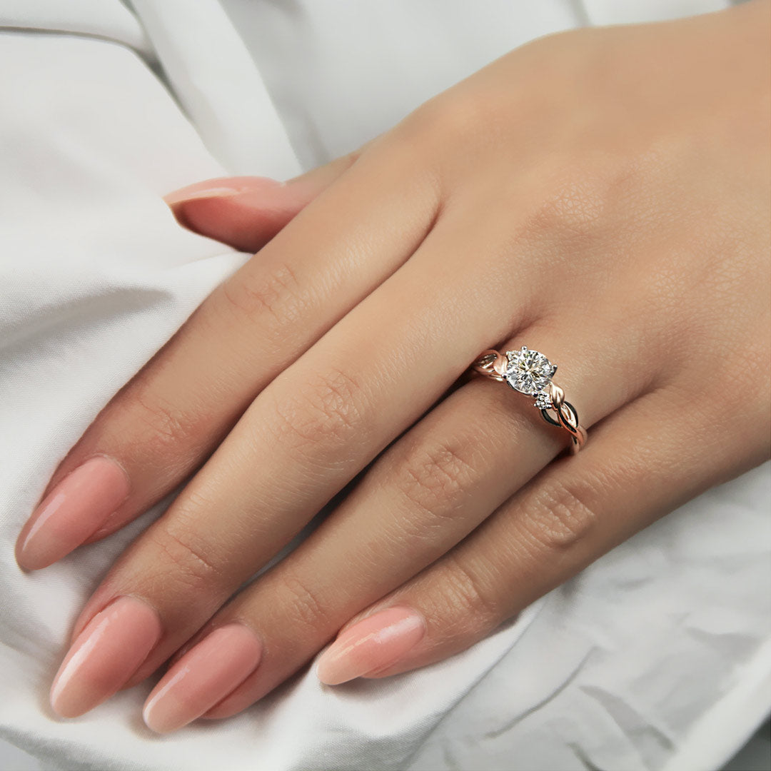 Parade 18K Two-Tone Diamond Engagement Ring