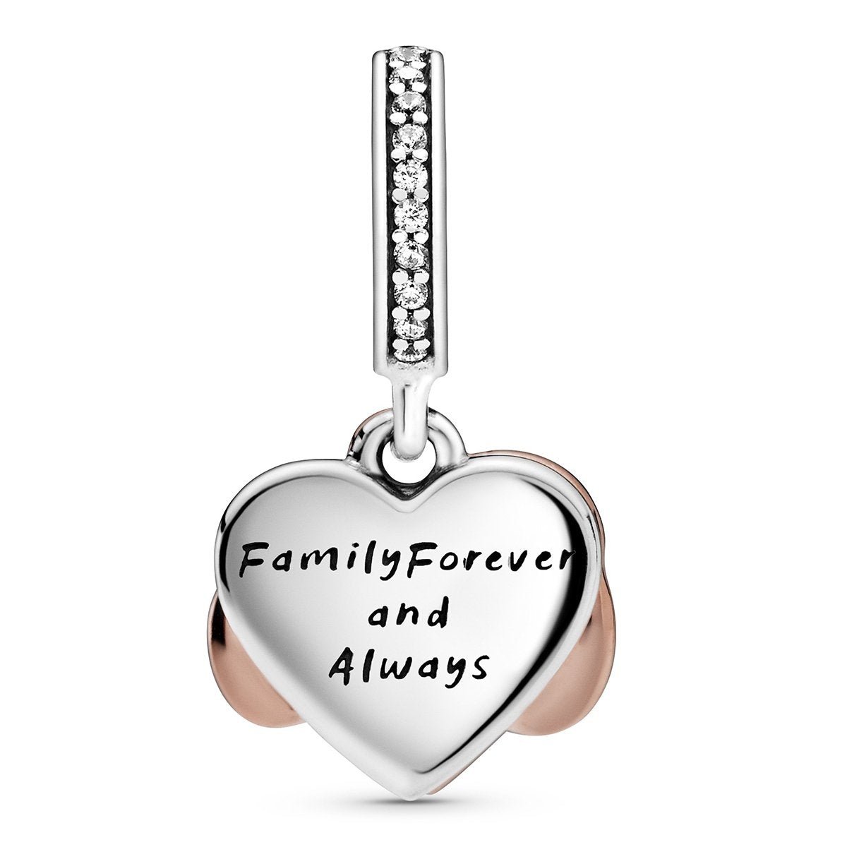 Pandora Sparkling Infinity Heart Dangle Charm – Elisa Ilana