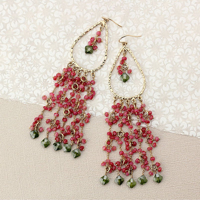 Teardrop Chandelier Earrings-338456