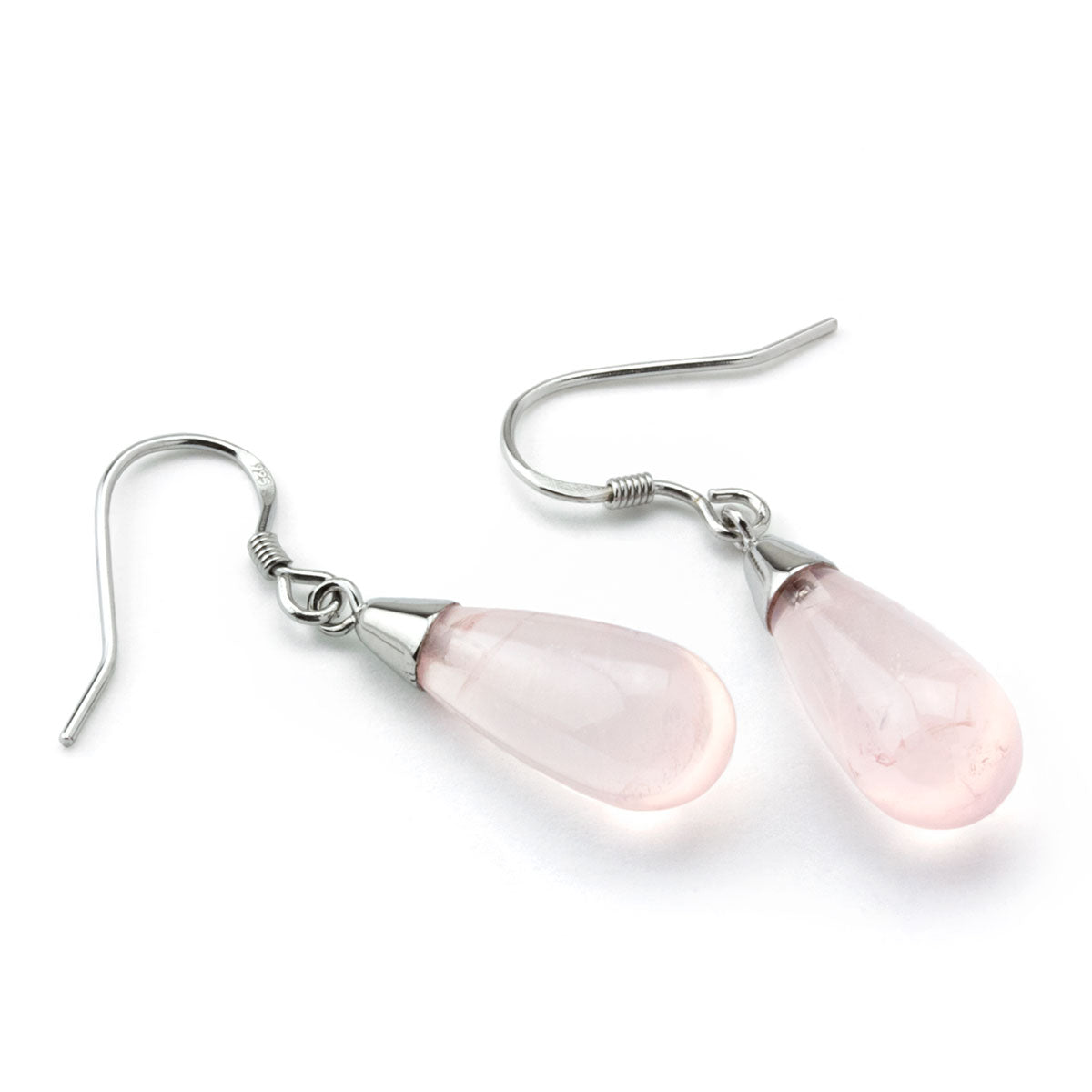 Rose Quartz Earrings-645-821