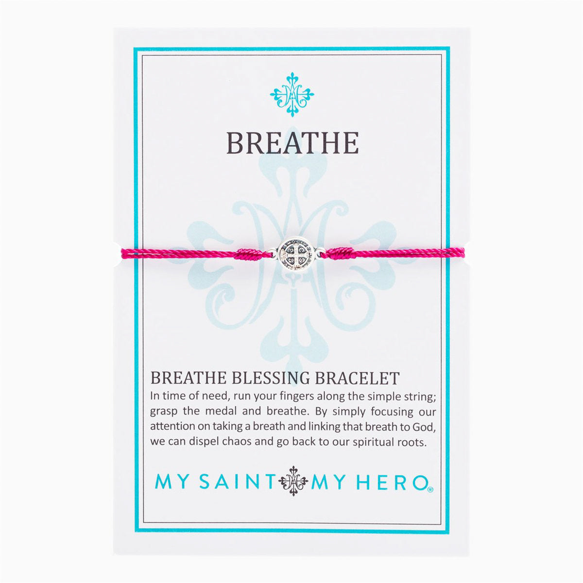 Fuchsia Breathe Blessing Bracelet
