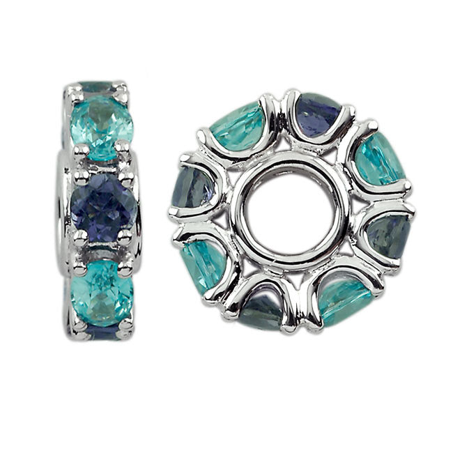 Storywheels Blue Topaz & Iolite 14K White Gold ONLY 1 AVAILABLE! 300957