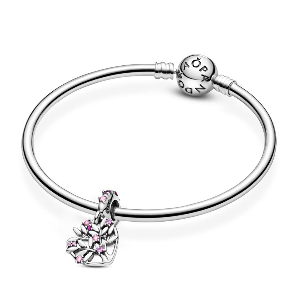 Pandora Pink Heart Family Tree Dangle Charm – Elisa Ilana