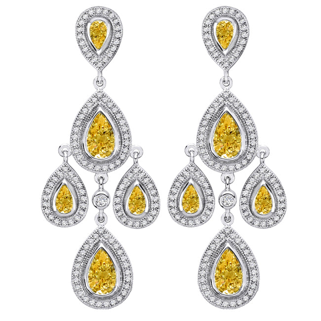 Canary Yellow Earrings