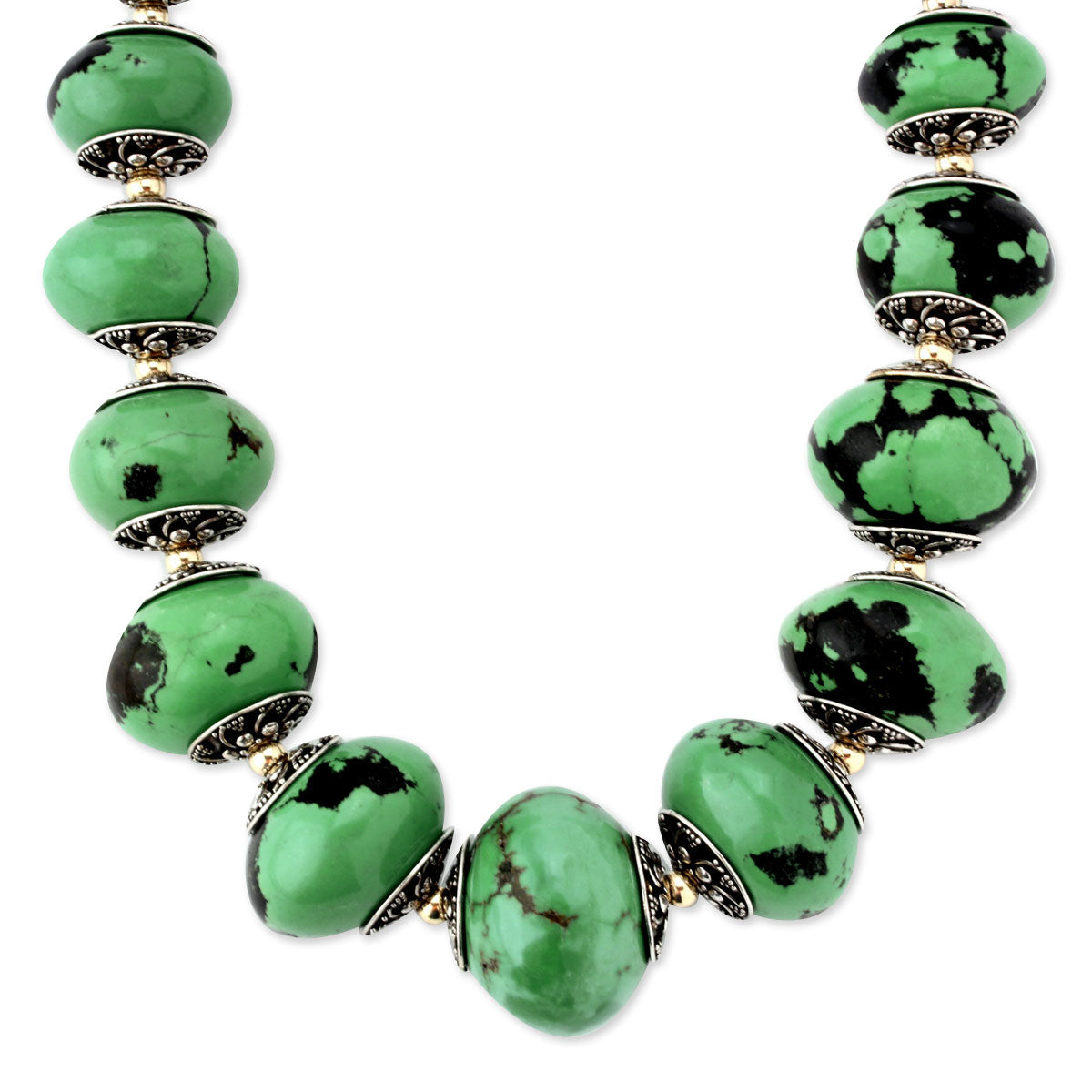 Green Turquoise Necklace-343085