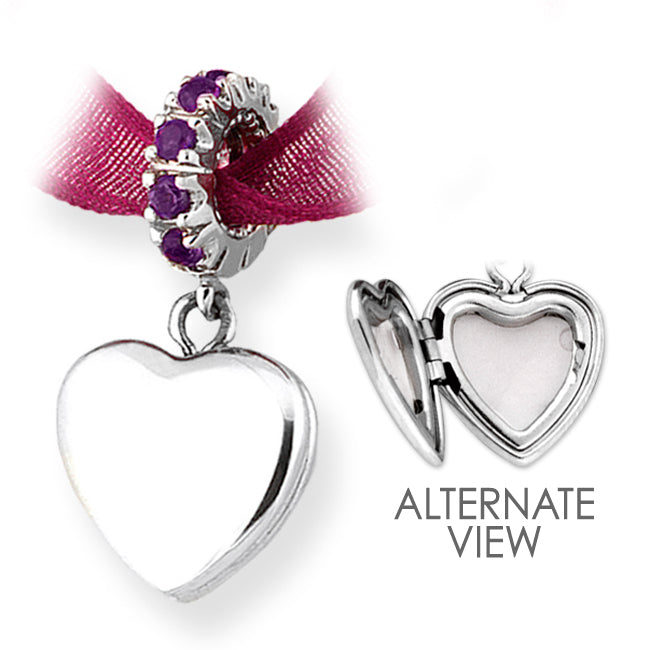 Storywheels Amethyst Sterling Silver Locket RETIRED LIMITED QUANTITIES!-335619