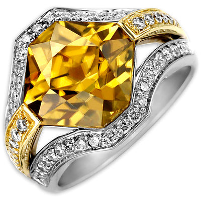 Yellow Zircon Ring-267465
