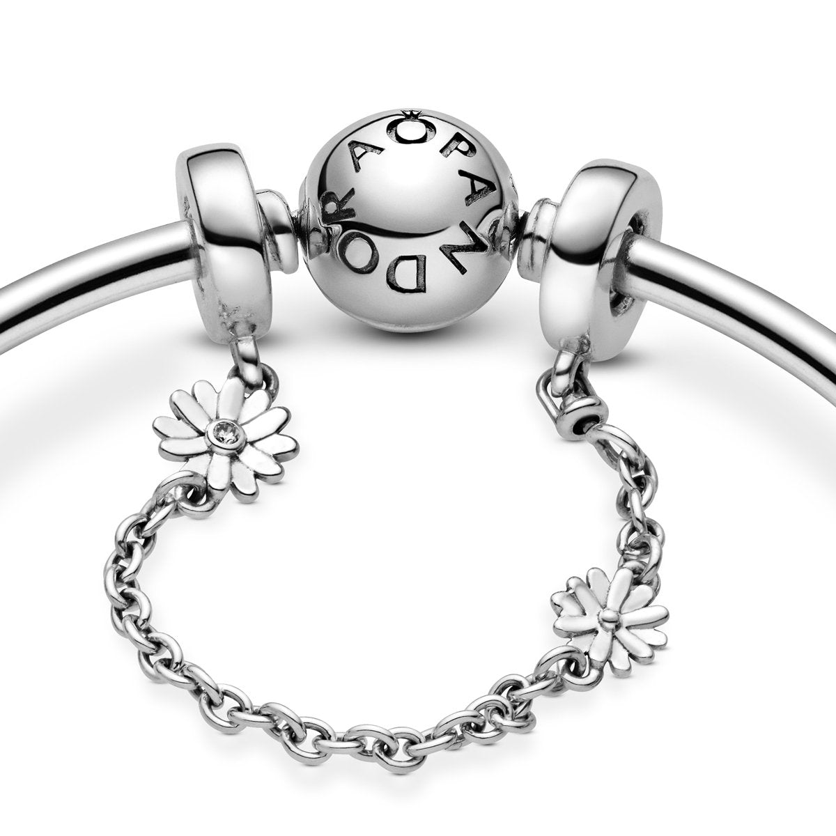 Pandora Daisy Flower Safety Chain Charm