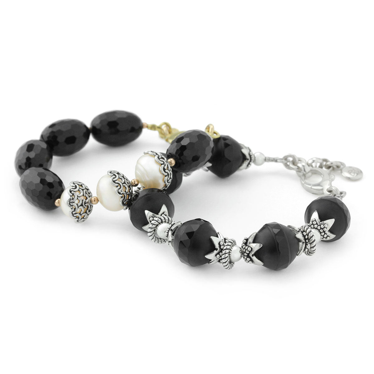 Round Onyx Bracelet-240-3250