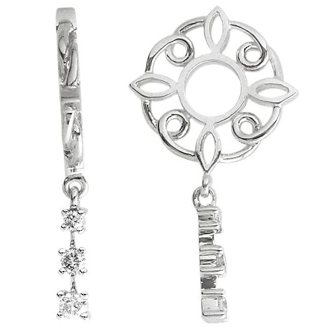 Storywheels Diamond Cascade Dangle 14K White Gold Wheel ONLY 1 AVAILABLE!-263146