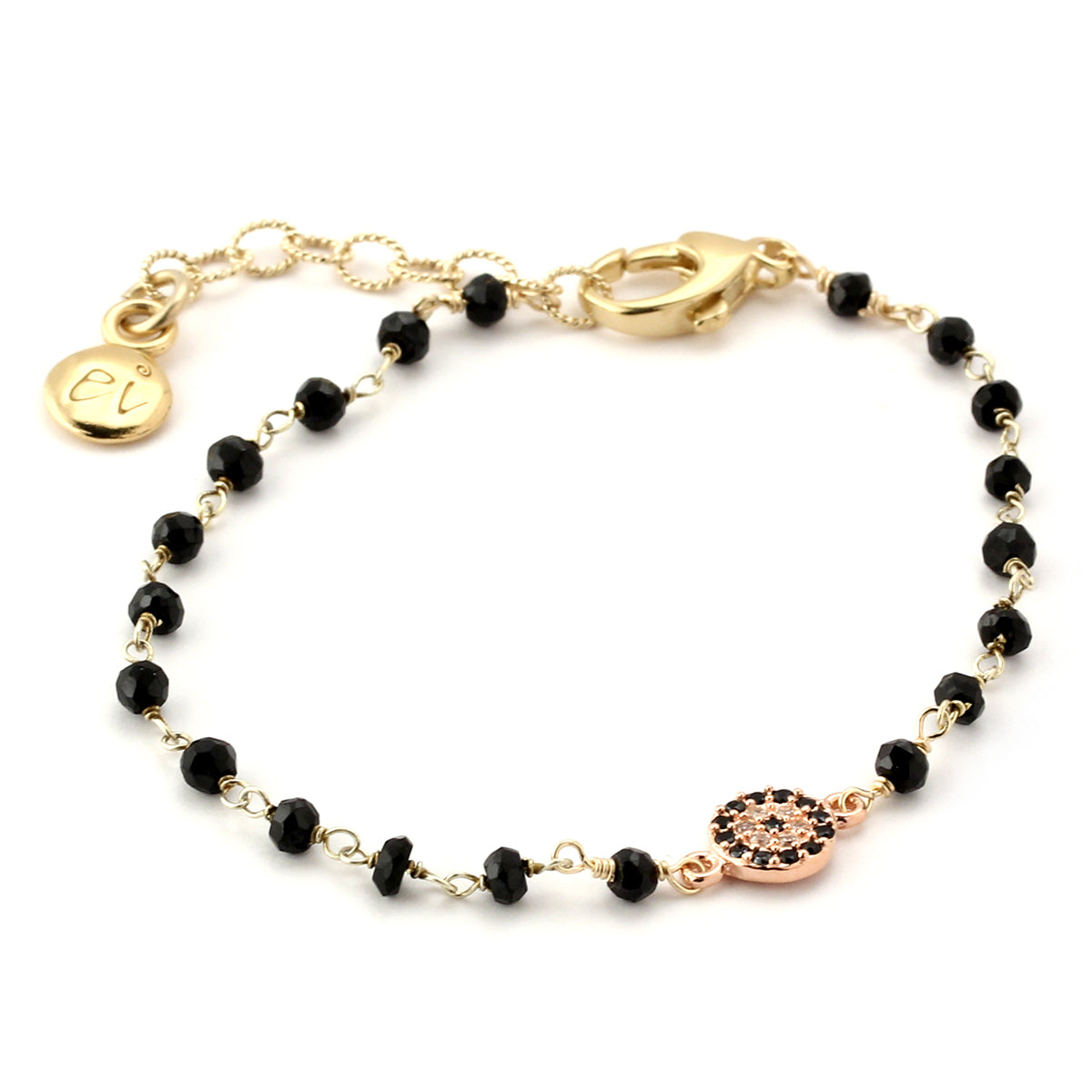 Black Onyx & CZ Bracelet-347676