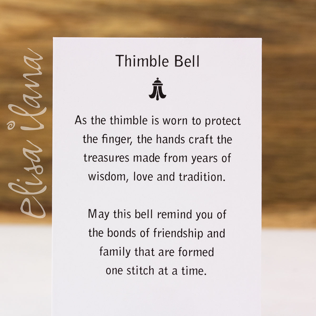 Mini Thimble Bell Pendant