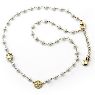 Pearl Accent Necklace-347148