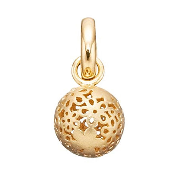 STORY by Kranz & Ziegler Gold Plated Round Flower Charm-339716 RETIRED ONLY 2 LEFT!