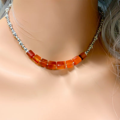 Carnelian Sunrise Necklace