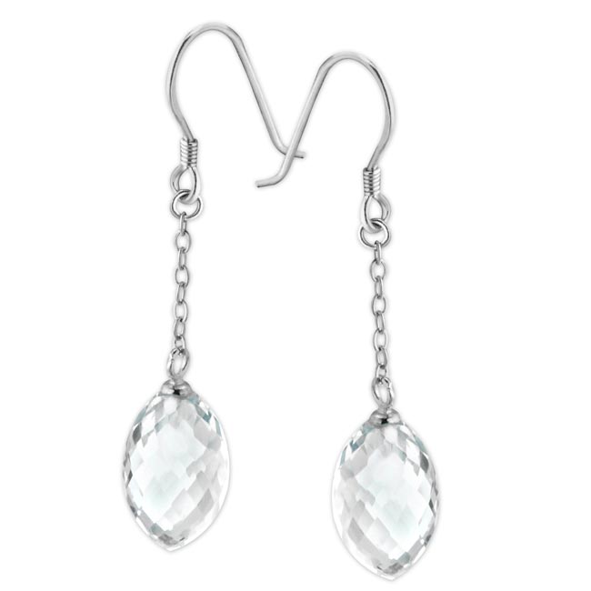 Clear Crystal Earrings-343054