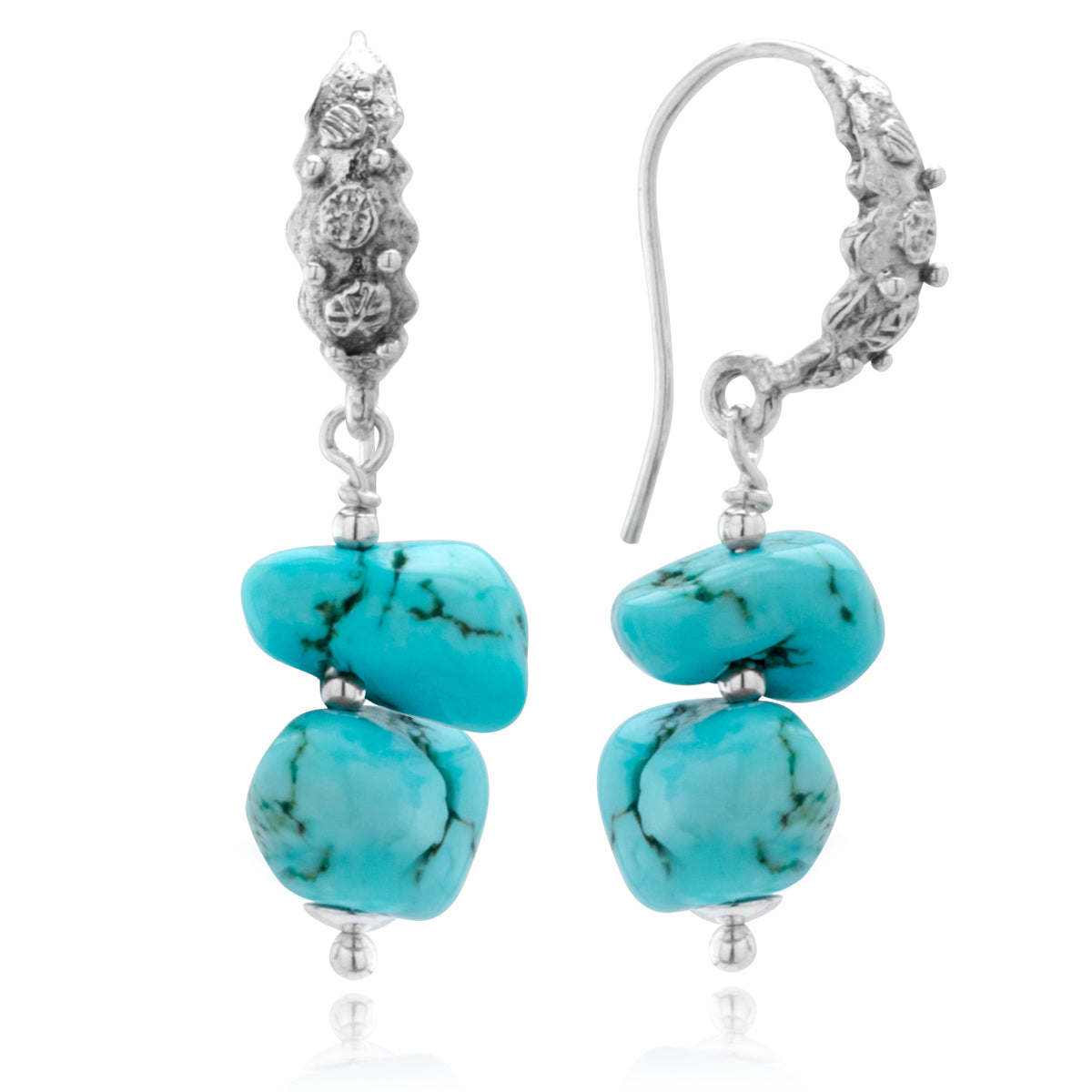 Impressionist Collection Turquoise Drop Earrings