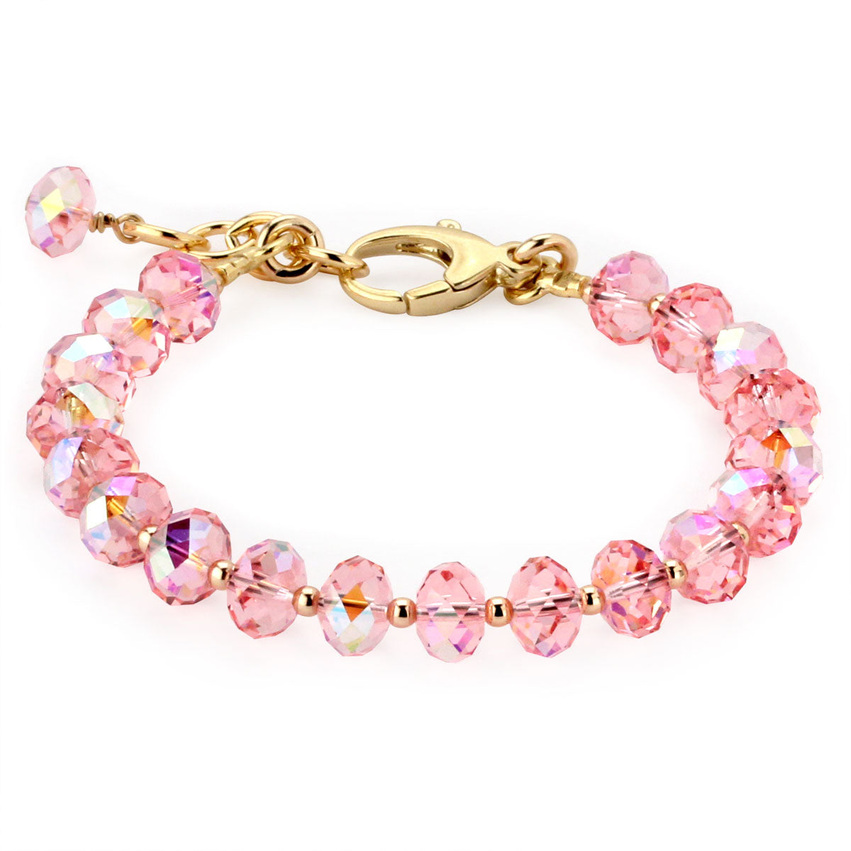 Lollies Pink Swarovski Crystal Bracelet