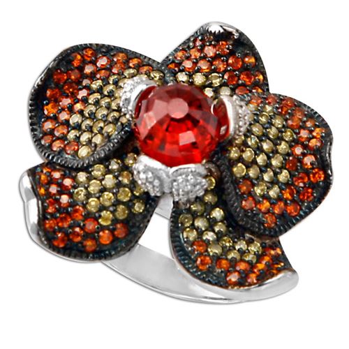Red Orchid Bling Ring