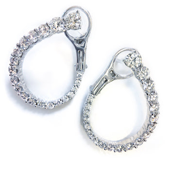 Parade 18KW Diamond Earrings