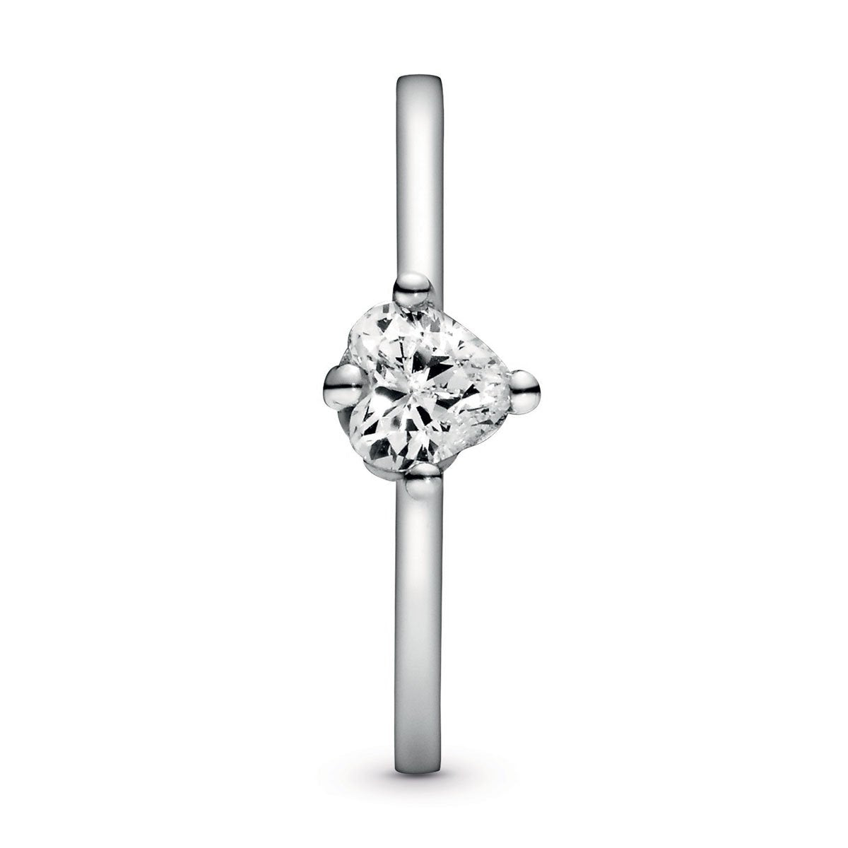 Pandora Clear Heart Solitaire Ring
