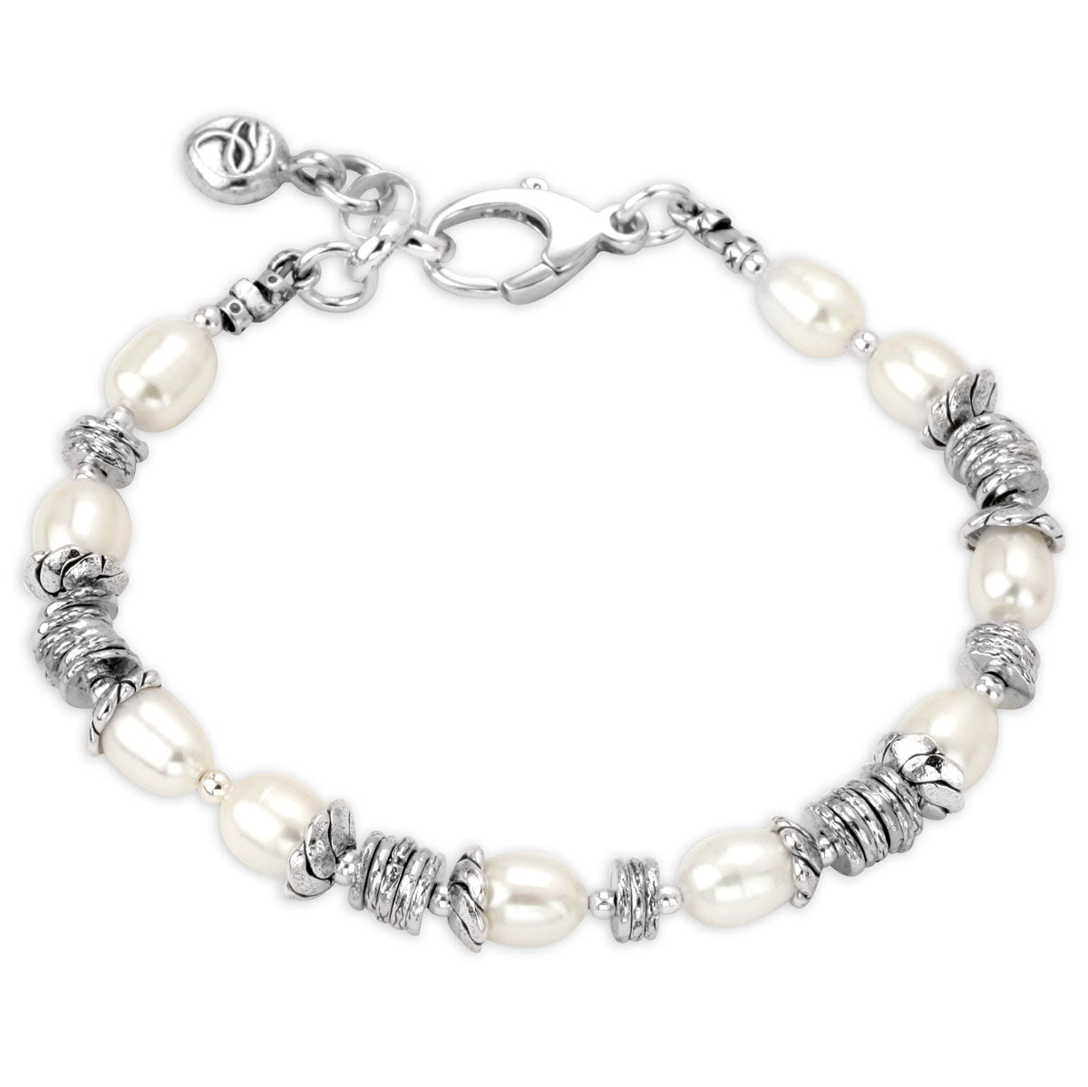 Pearl & Thai Silver Bracelet-341869