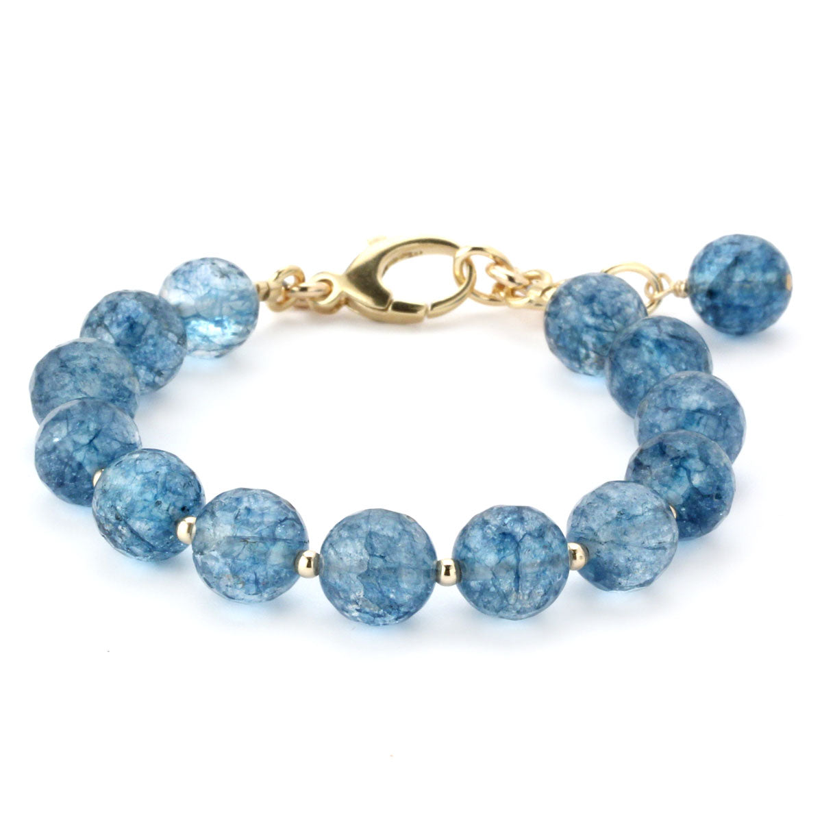 Lollies Dyed Blue Quartz Bracelet