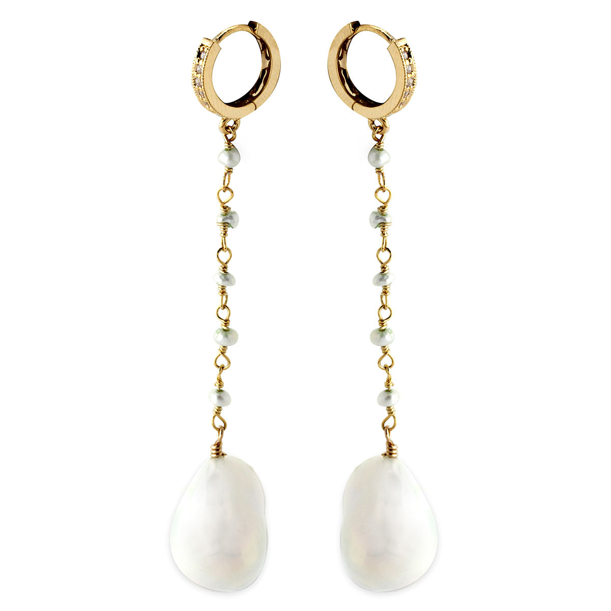 Pearl Pendulum Earrings 343184