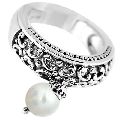 White Pearl Ring