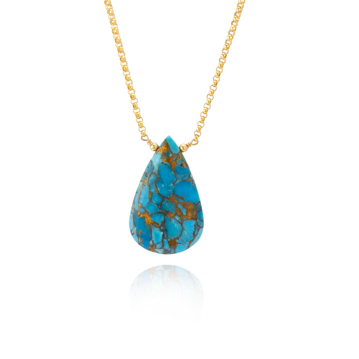 Drop Turquoise Necklace