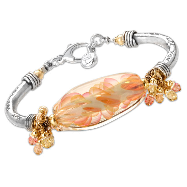 Pink Glass Bracelet-181143