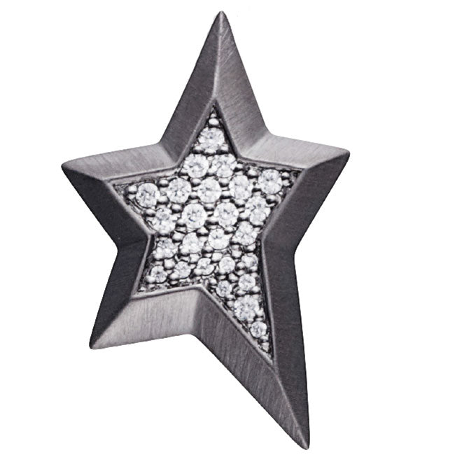 STORY by Kranz & Ziegler Black Pave Star Button-342184 RETIRED ONLY 1 LEFT!