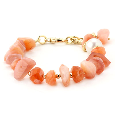 Lollies Pink Carnelian Bracelet