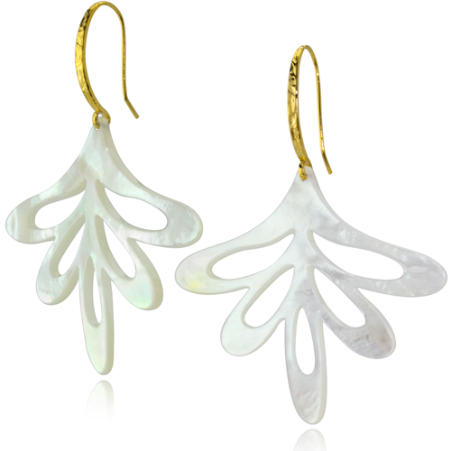 The Goddess Collection Mother of Pearl Earrings - 1