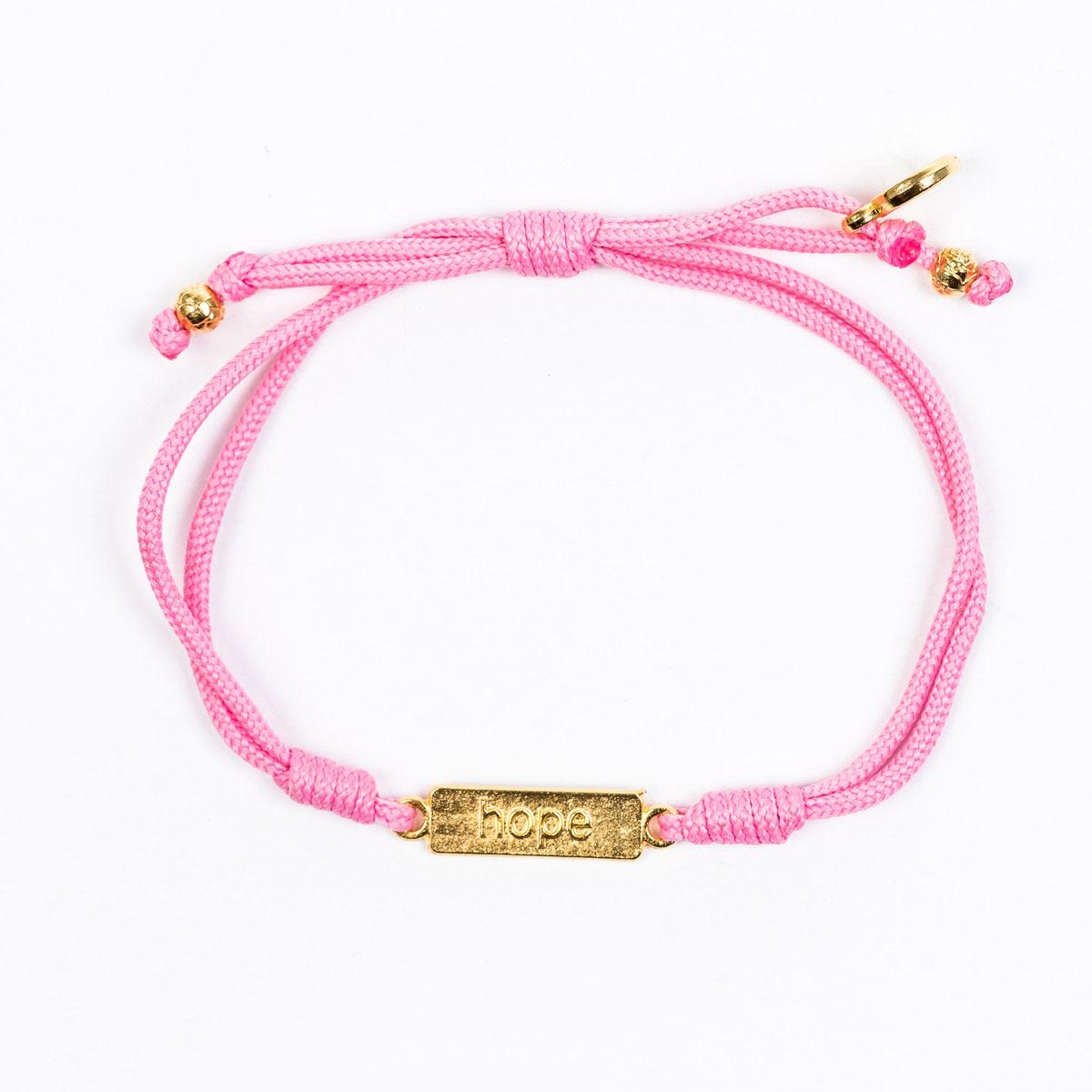 Words of Wisdom - Pink HOPE Bracelet