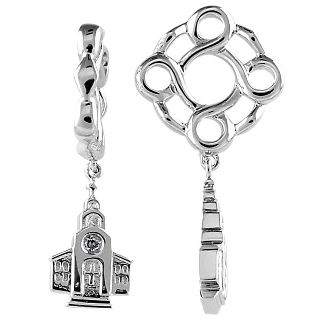 Storywheels Diamond Church Dangle Sterling Silver Wheel ONLY 3 AVAILABLE!-336794