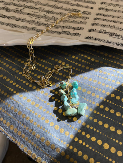 Golden Hills Turquoise Lariat